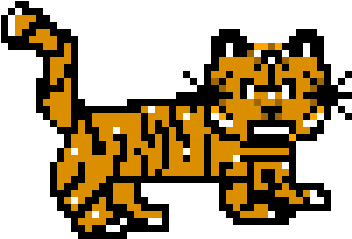 Striped Tiger Clipart (710x520), Png Download