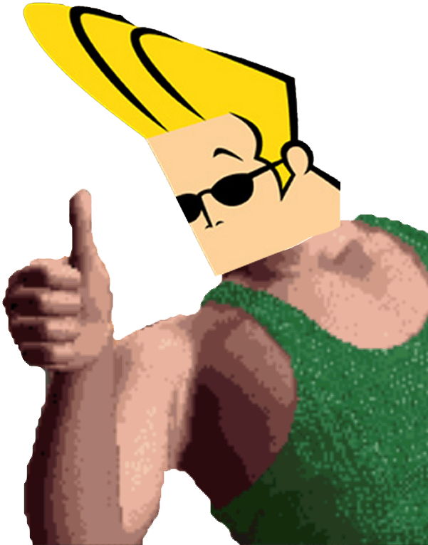 Crackhead Johnny Bravo “hey Baby, You Got Any Crack” - Johnny Bravo Nigga Clipart (601x766), Png Download