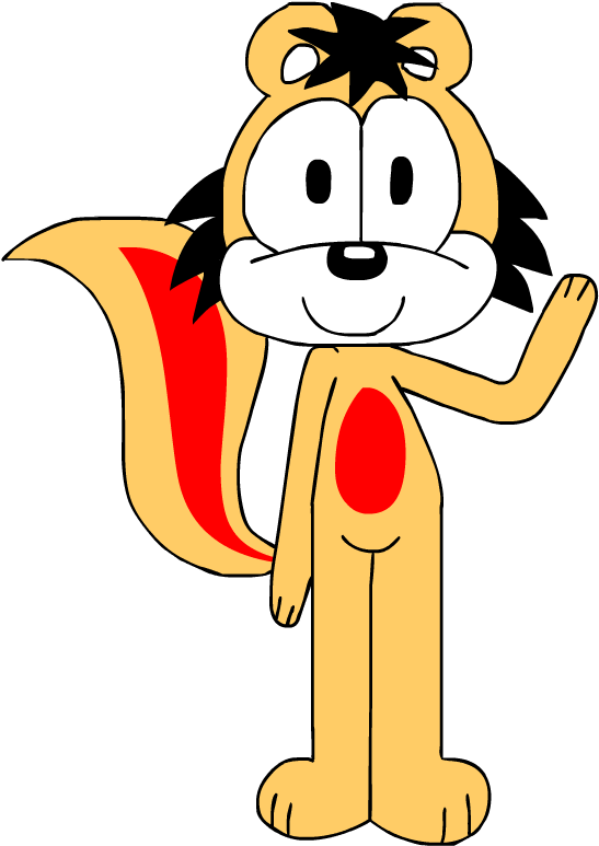 Matt The Skunk - Cartoon Clipart (550x800), Png Download