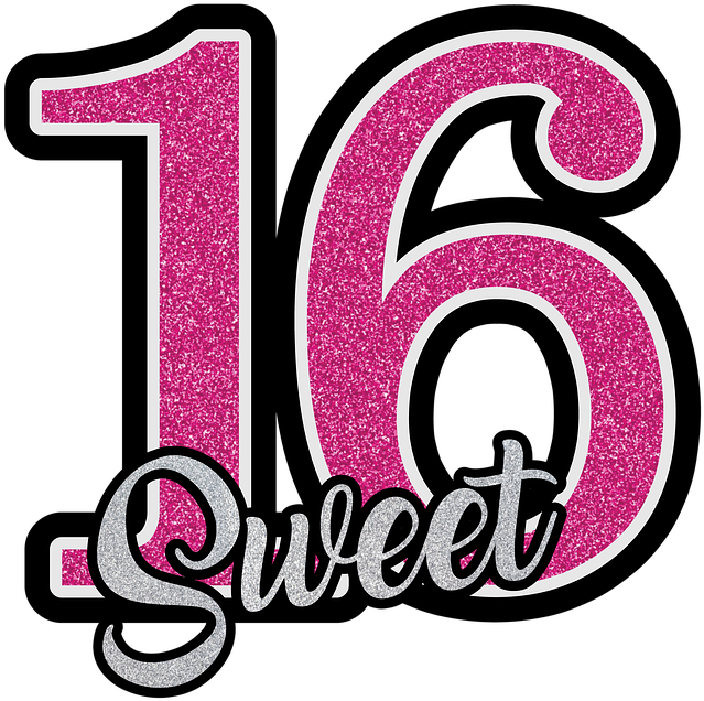 Sweet Sixteen Sweet-sixteen Birthday Party Girl - Sweet 16 Clip Art - Png Download (720x720), Png Download