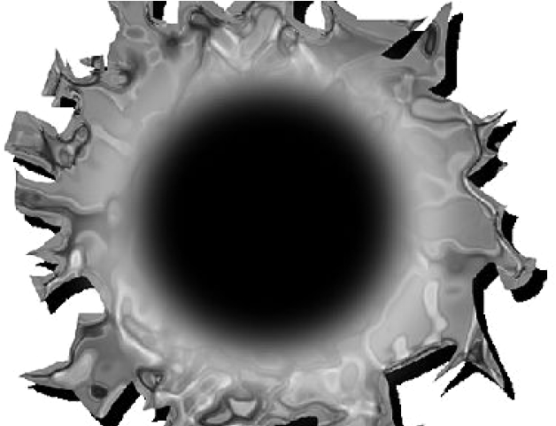 Bullet Hole Clipart Transparent Background - Gunshot Hole Png (640x480), Png Download