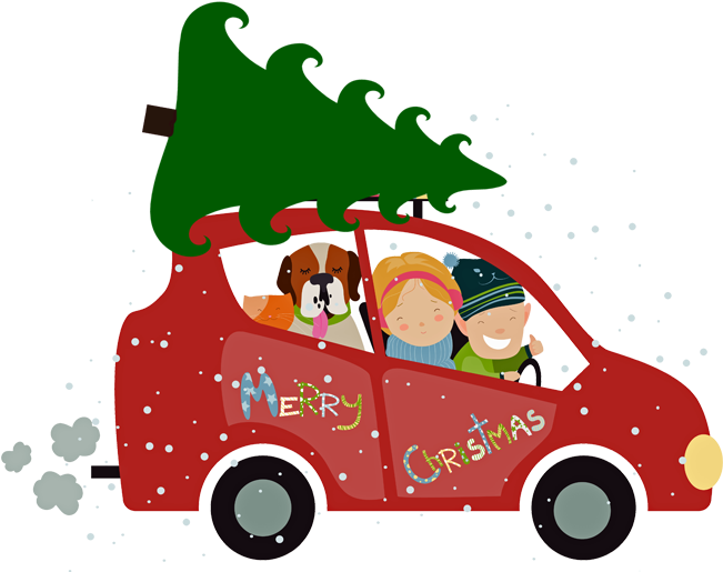 Christmas Bus Trip Clipart (778x622), Png Download