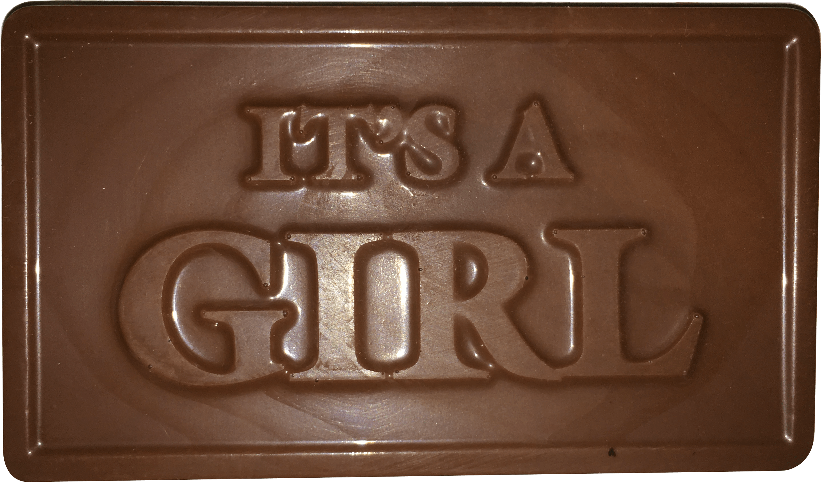 It's A Girl - Chocolate Bar Clipart (4032x3024), Png Download