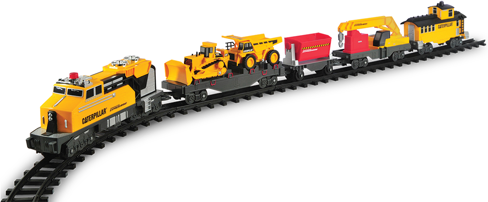 Welcome To Toy State - Cat Construction Express Train Clipart (1002x672), Png Download