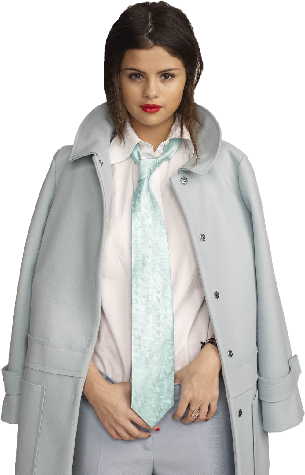 Selena Gomez Png - Overcoat Clipart (1200x1600), Png Download