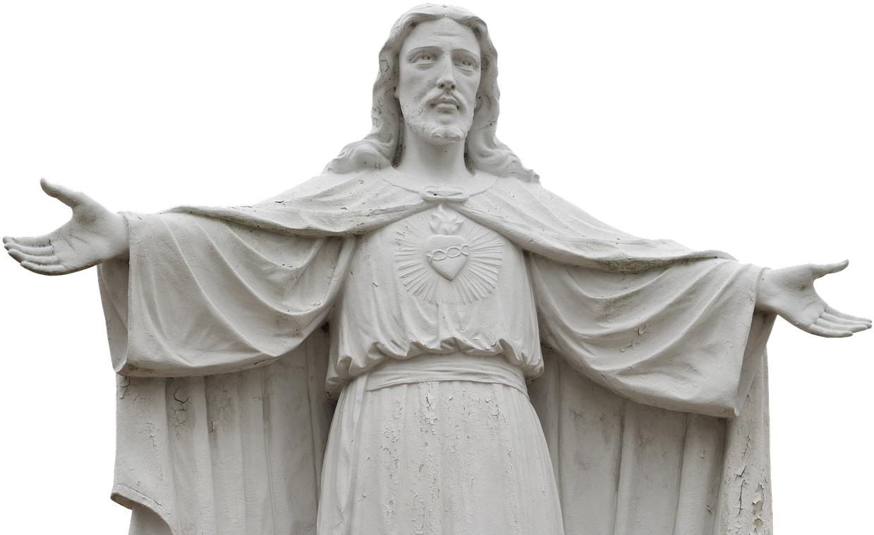 Jesus Statue Sculpture - Jesus Clipart (1280x779), Png Download
