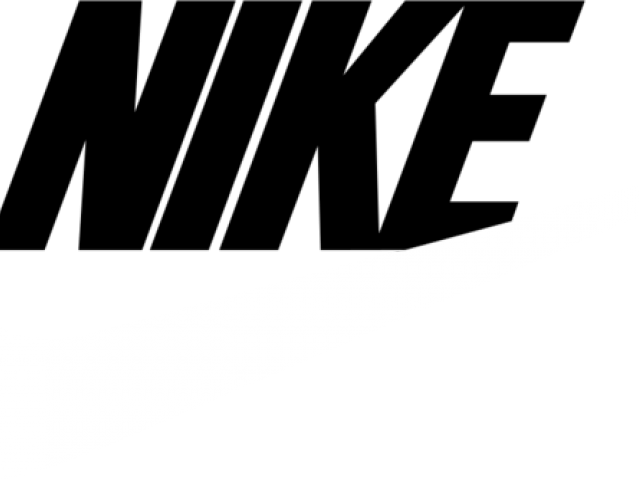 Nike Logo Clipart Black And White - Nike - Png Download (640x480), Png Download