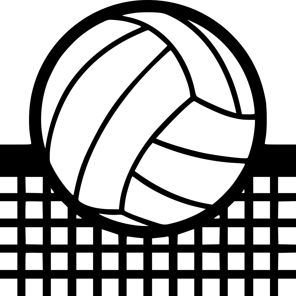 Png File - Volleyball Stickers Clipart (980x980), Png Download