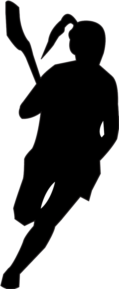 Lacrosse Stick Player - Transparent Lacrosse Clipart - Png Download (496x1204), Png Download