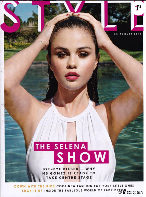 Selena Gomez En Couverture De Style , Maquillage Par Clipart (950x661), Png Download