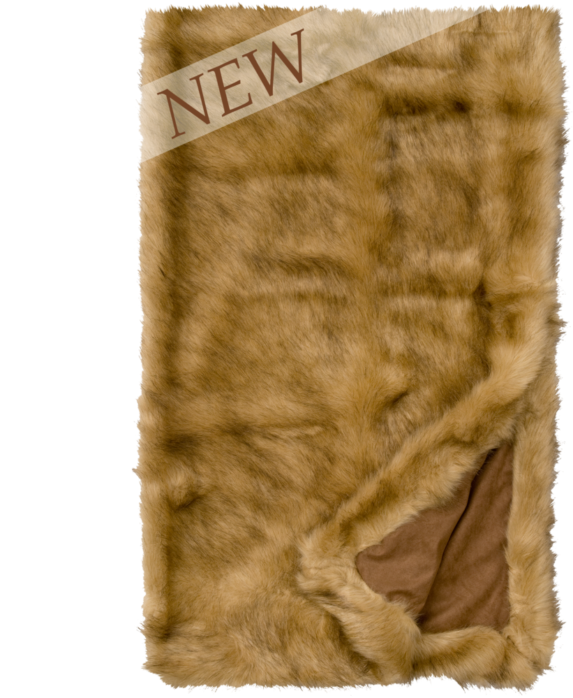 Mountain Lion Faux Fur Throw Clipart (821x999), Png Download