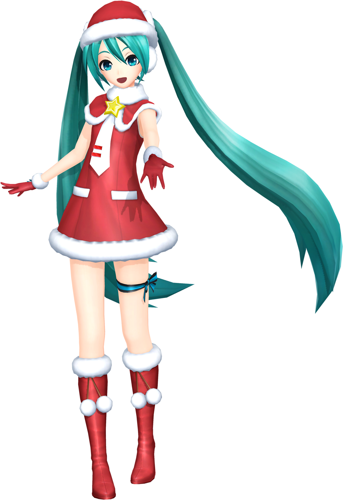Today's Miku Module Of The Day Is - Hatsune Miku Christmas Module Clipart (1280x1707), Png Download