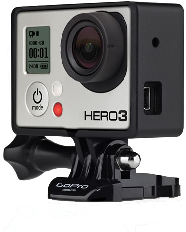 Gopro Action Camera - Gopro 3 Mounting Accessories Clipart (710x520), Png Download