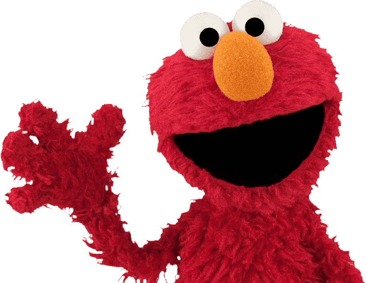 Elmo Waving - - Sesame Street Clipart (715x552), Png Download