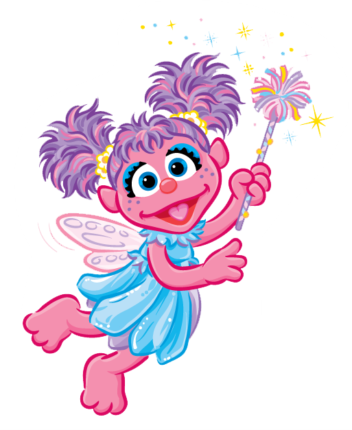 Sesame Street Clip Art - Abby Sesame Street Cartoon - Png Download (513x627), Png Download