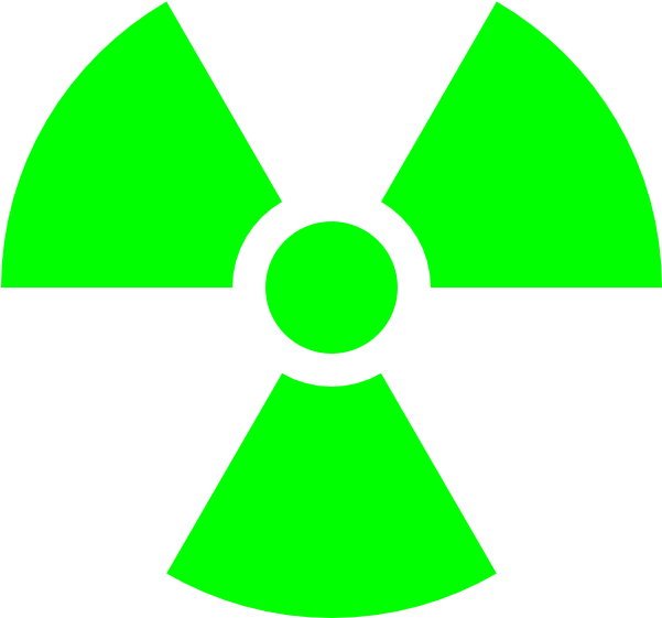 600 X 600 6 - Radioactive Symbol Png Clipart (600x600), Png Download