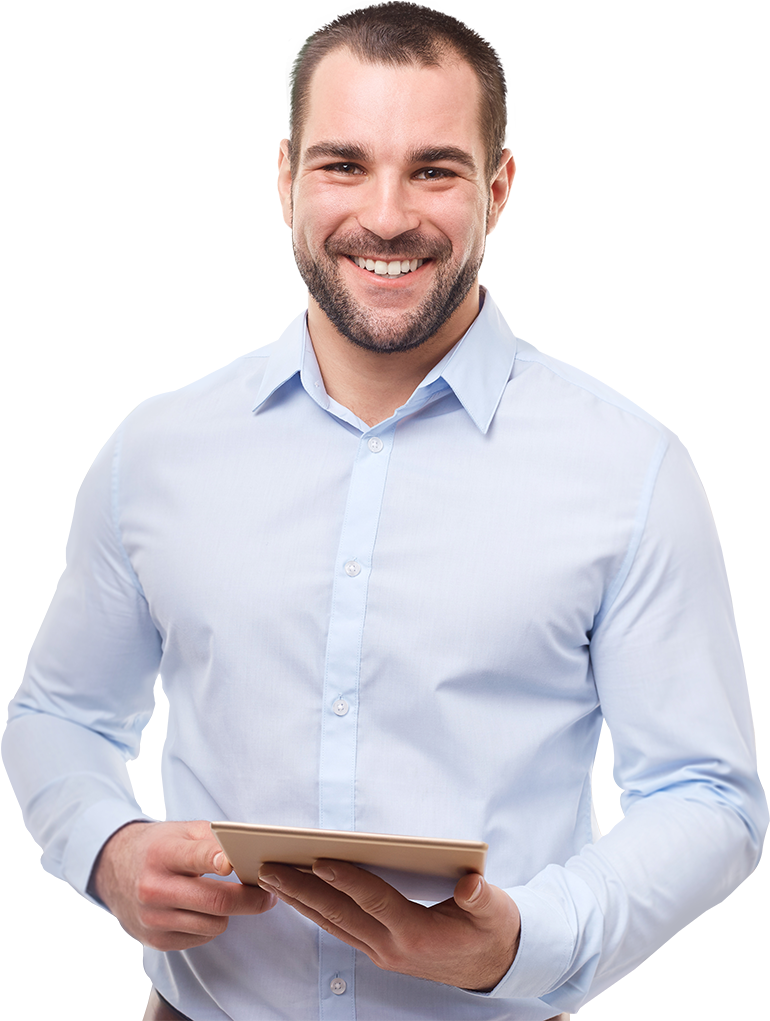 Happy Man I9life Clipart (770x1021), Png Download