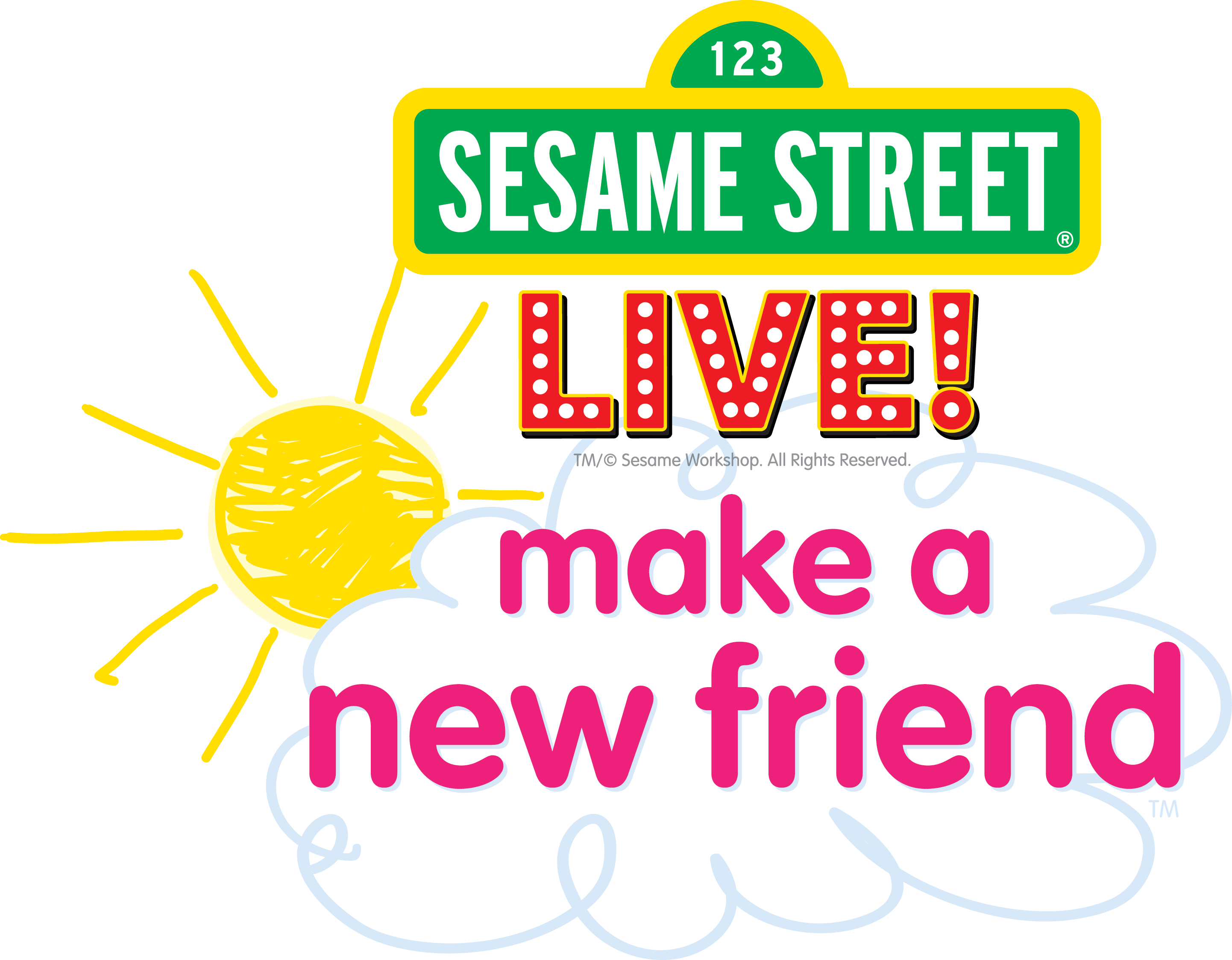 Sesame Street Sign Clipart (2884x2248), Png Download
