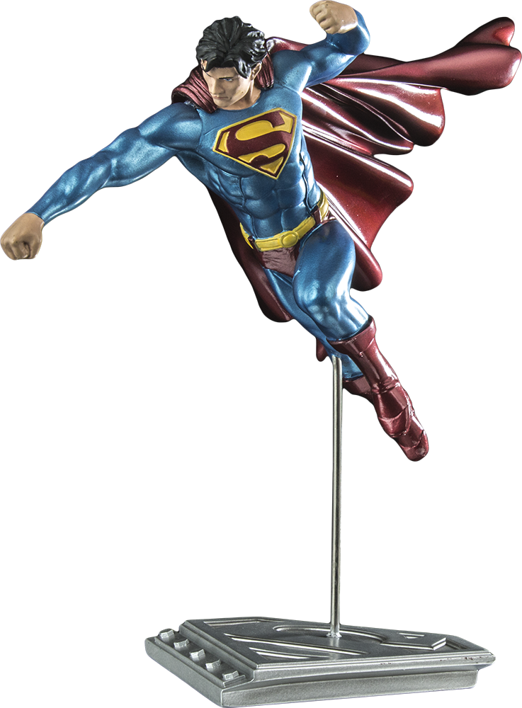 Superman The Man Of Steel Statue By Shane Davis - Dc Statue Superman Shane Davis Clipart (737x1000), Png Download