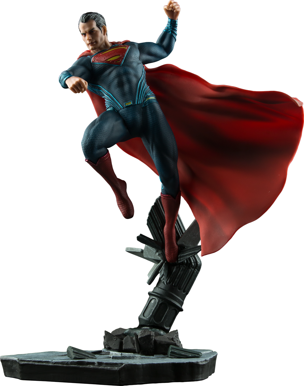 Batman - Batman Vs Superman Superman Artfx 1 10 Scale Statue Clipart (1184x1500), Png Download