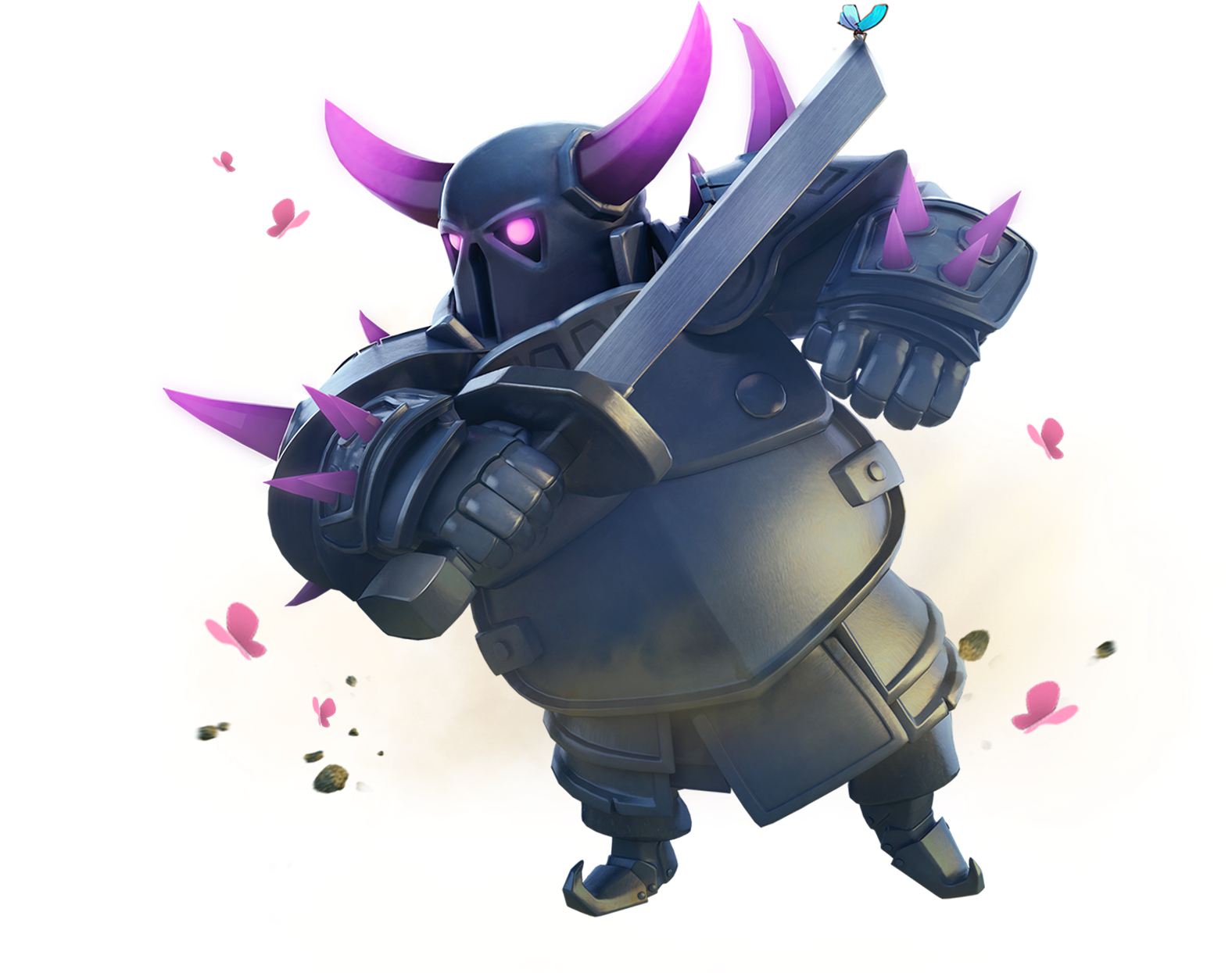 P E K K A É Um Cavaleiro Um Samurai Um Robô Clash Of - Clash Royale Pekka Png Clipart (1576x1245), Png Download