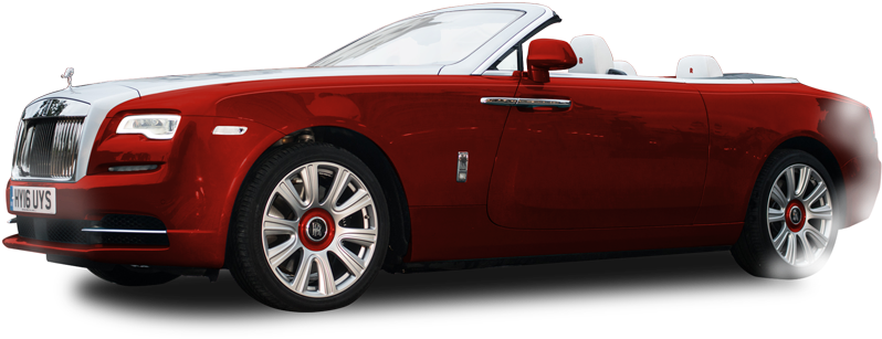 Red Rolls Royce Png Transparent Image - Rolls-royce Phantom Coupé Clipart (1192x745), Png Download
