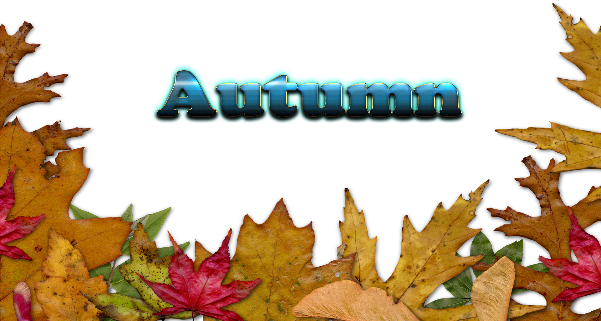 Autumn Leaves Free Download Png - Autumn Leaves Border Png Transparent Clipart (1920x1200), Png Download