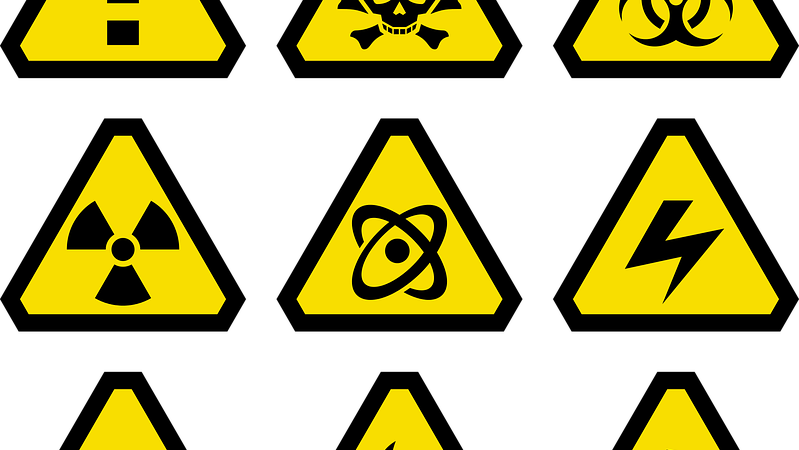 Radiation By The Numbers 3 & - Traffic Sign Clipart (799x450), Png Download