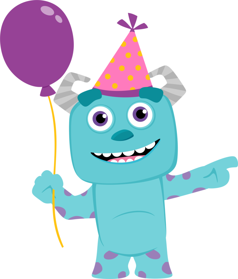 Monsters Inc Logo Png - Monsters Inc Birthday Clipart Transparent Png (769x900), Png Download