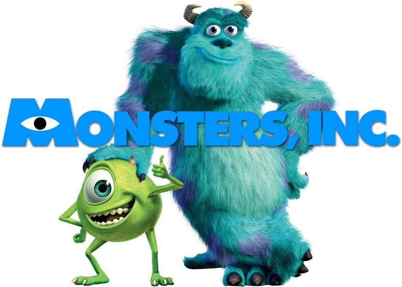 Sully Monsters Inc Logo Clipart (1000x562), Png Download