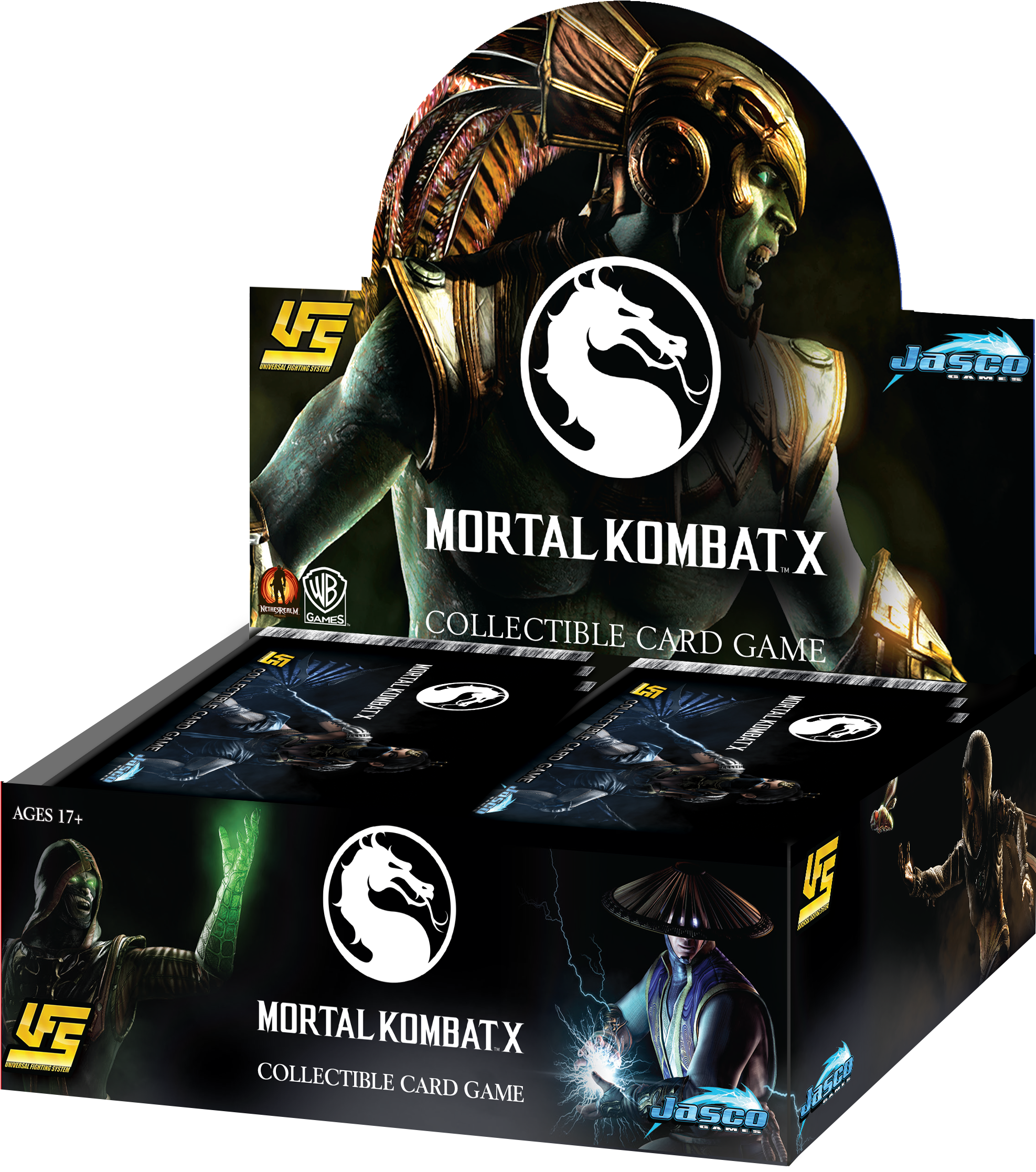 Mortal Kombat X Booster Display - Mortal Kombat X Ccg Clipart (2152x2524), Png Download