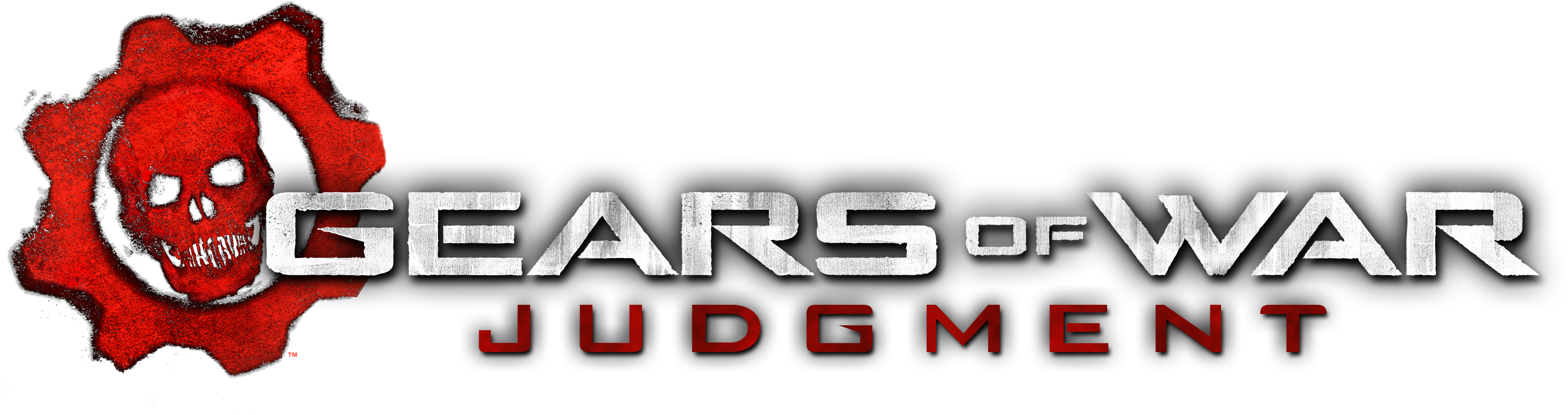 Gears Of War Judgment Gears Of War, Game Logo, Video - Gears Of War Judgment Logo Png Clipart (3500x1000), Png Download