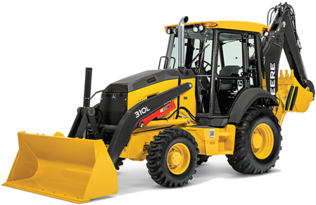 310l Backhoe - John Deere 310l Ep Clipart (768x431), Png Download