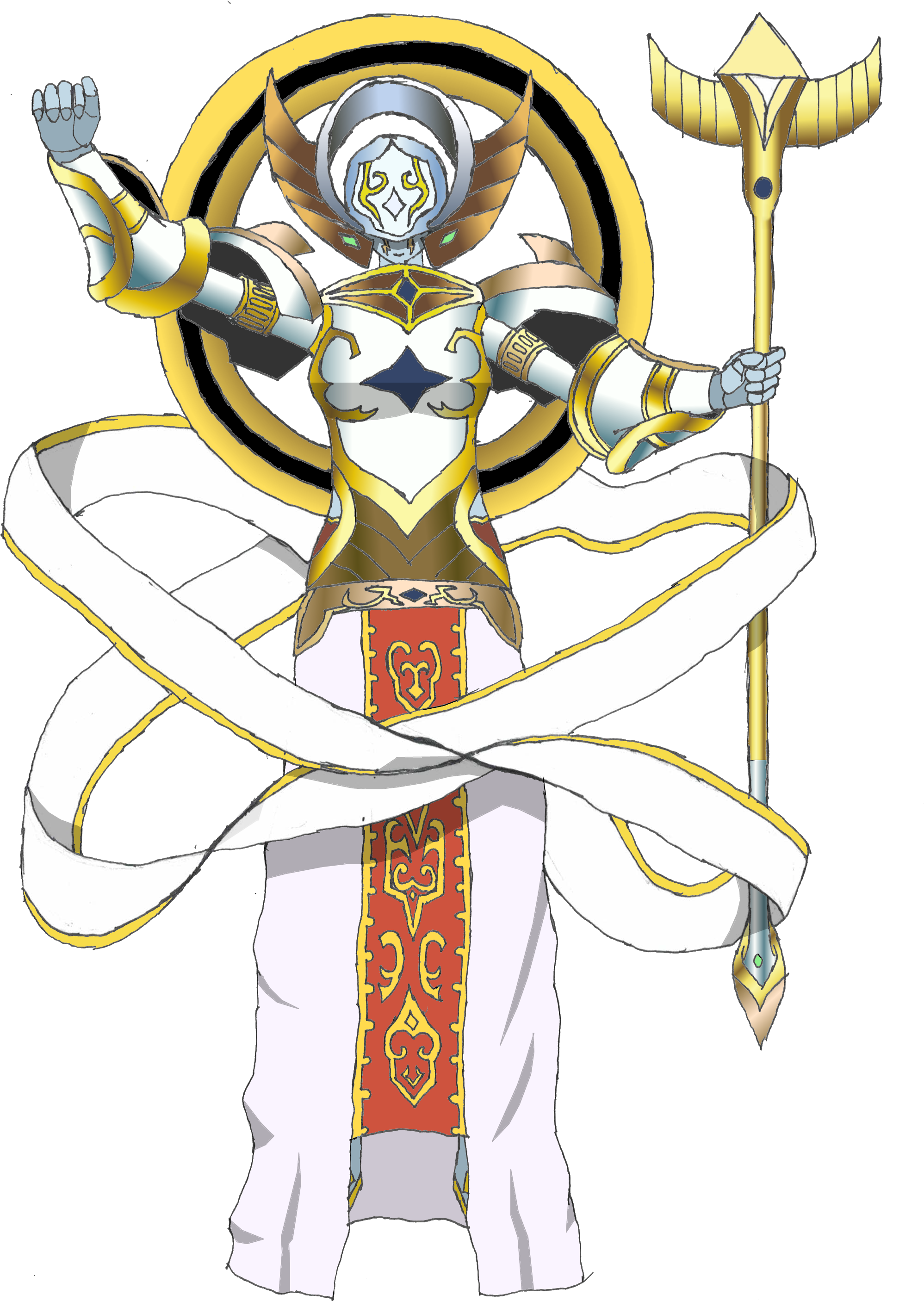 My Drawing Of Ehther - Illustration Clipart (2195x3221), Png Download