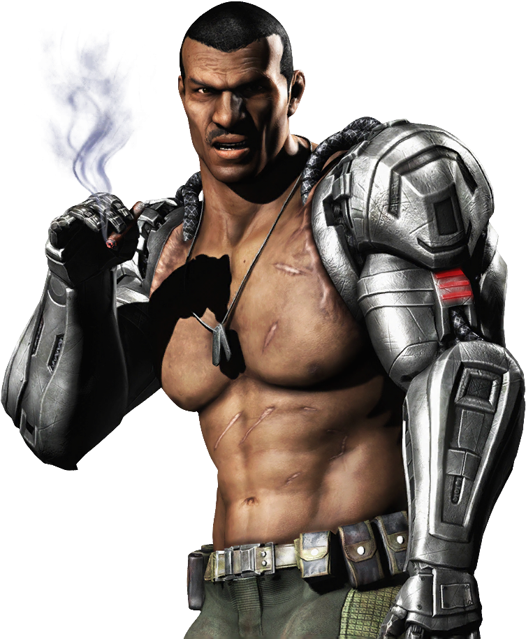 Jax Mkx Mortal Kombat X Tournament Costume Skin Render - Jax Mortal Kombat Clipart (818x936), Png Download