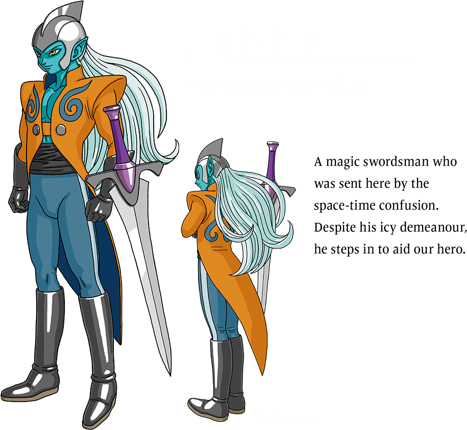 A Better Look At Zahha And Hooded Man From Dragon Ball - Dragon Ball Legends Giblet Clipart (930x845), Png Download