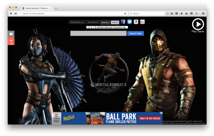 Mortal Kombat X New Tabby Brand Thunder, Llc - Mortal Kombat X Scorpion Ninjutsu Clipart (700x445), Png Download
