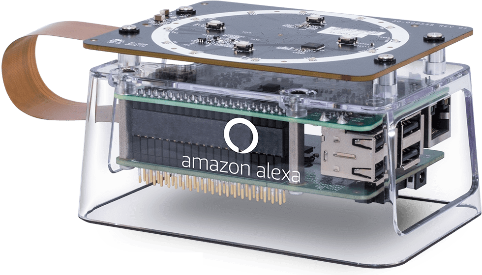 An Alexa Development Kit From Amazon - Scale Model Clipart (1052x573), Png Download