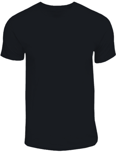 Black T-shirt Plain - Navy Bella Canvas T Clipart (600x600), Png Download
