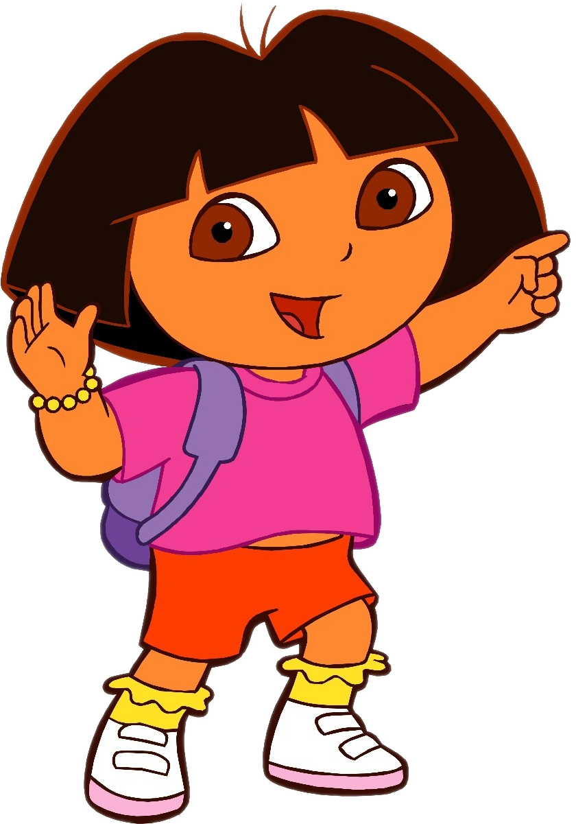 Dora Aventureira 052013 F - Dora Drawing With Colour Clipart (930x1200), Png Download