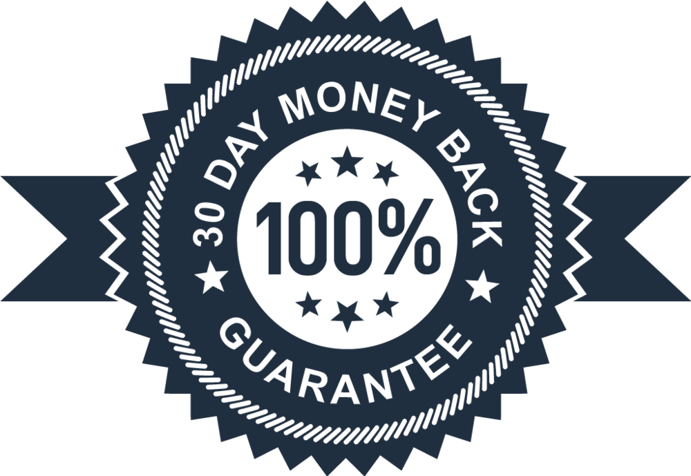 Money Back Guarantee Png - 30 Day Money Back Guarantee Badge Clipart (1000x689), Png Download