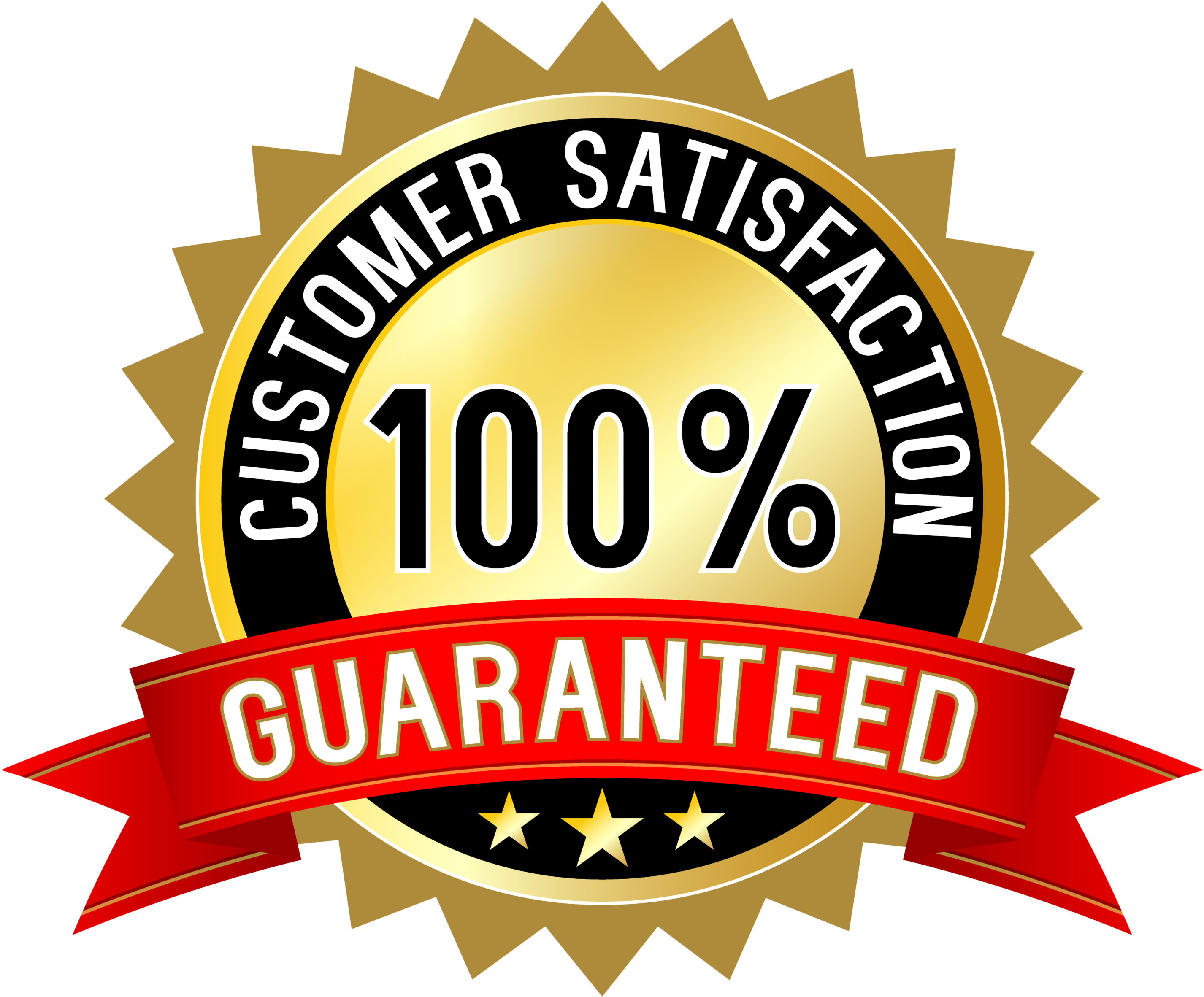 The Nclex-rn Money Back Guarantee - 100 Percent Customer Satisfaction Guarantee Clipart (3000x3000), Png Download
