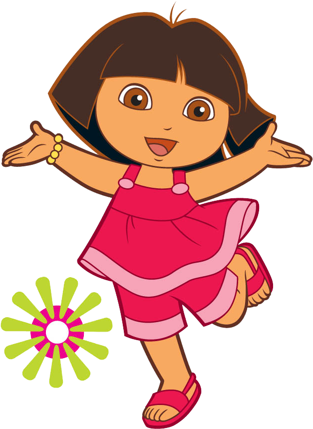 Dora The Explorer - Dora Cartoon Clipart (692x900), Png Download