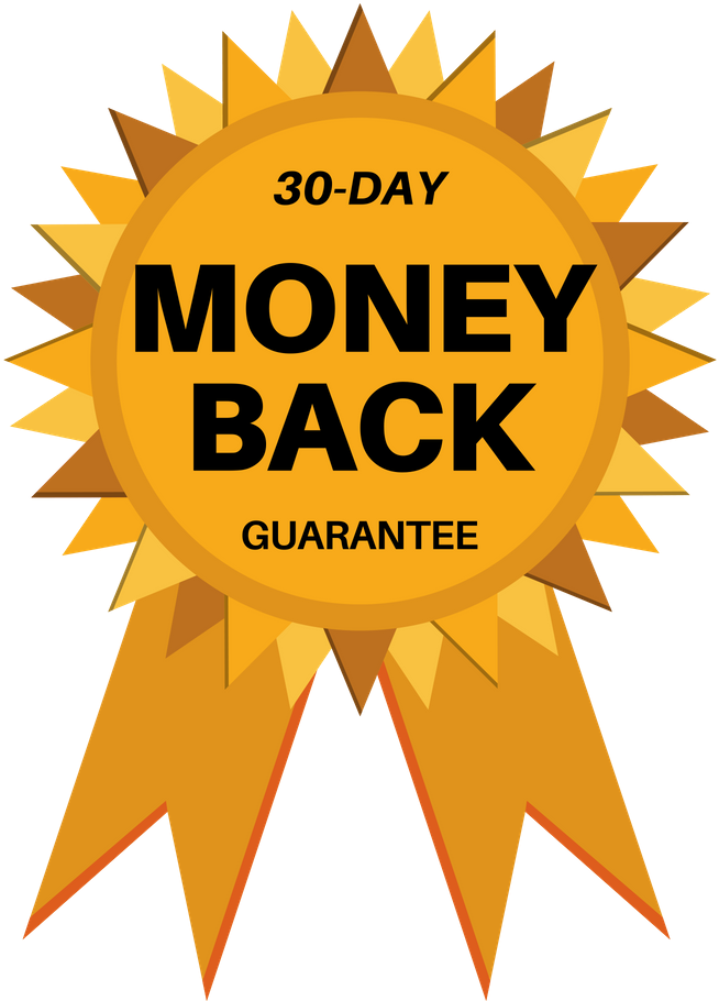 Money Back Guarantee - Assmonkey Clipart (654x910), Png Download
