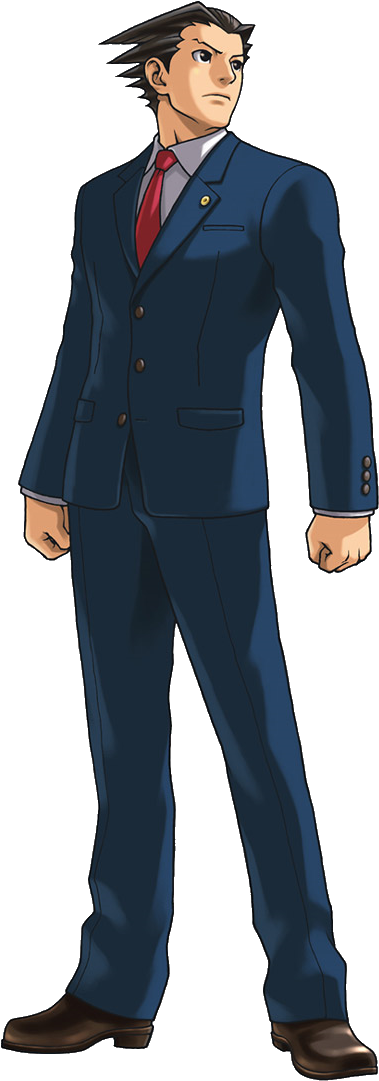 Wmg / Phoenix Wright - Phoenix Wright Clipart (430x1100), Png Download