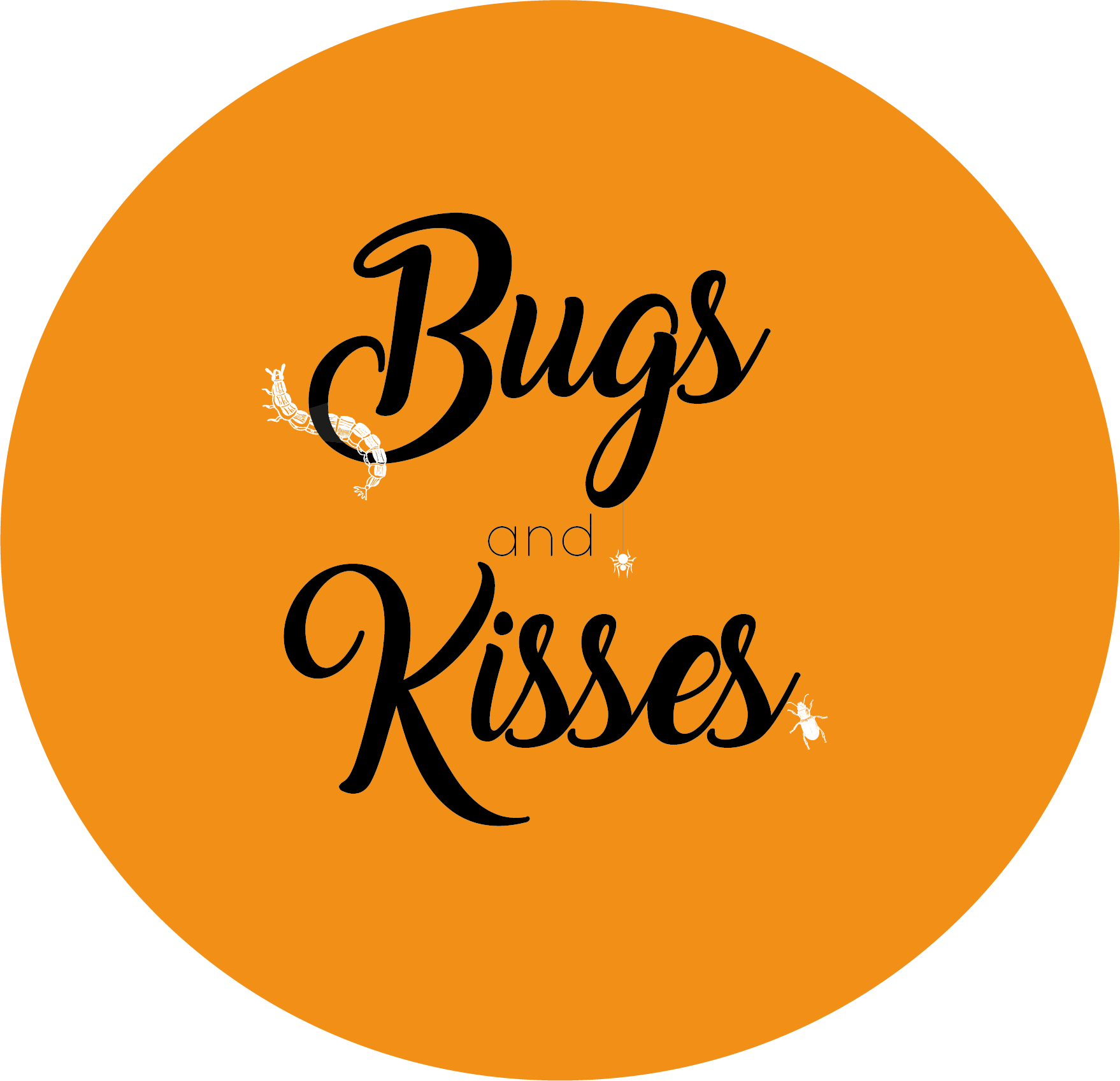 Orange Bugs And Kisses Halloween Themed Stickers - Gloucester Road Tube Station Clipart (1758x1697), Png Download