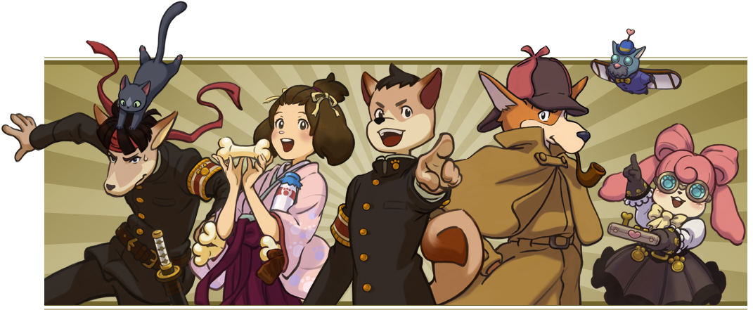 [april's Fools] Capcom Reveals A Brand New Ace Attorney - Ace Attorney Sherlock Hound Clipart (1130x440), Png Download