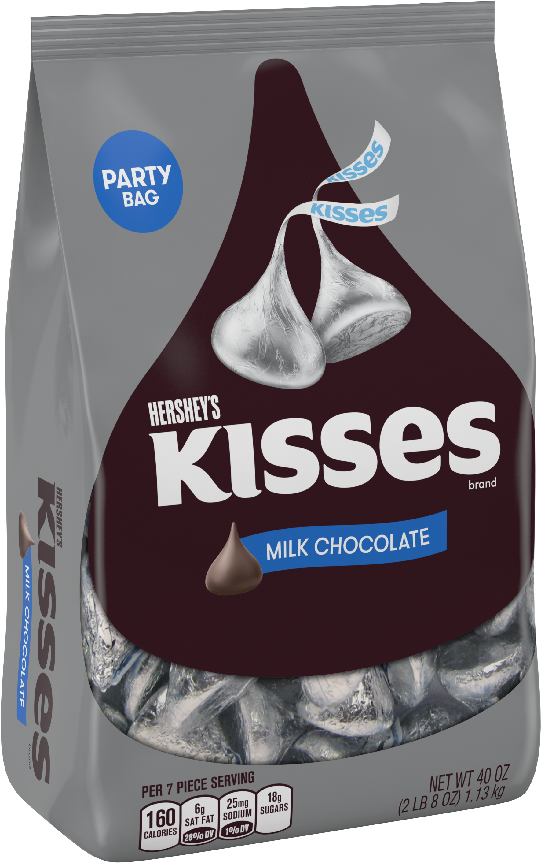 Hershey's Kisses, Milk Chocolate Candy, 40 Oz - Hershey's Kisses Milk Chocolate Clipart (3000x3000), Png Download
