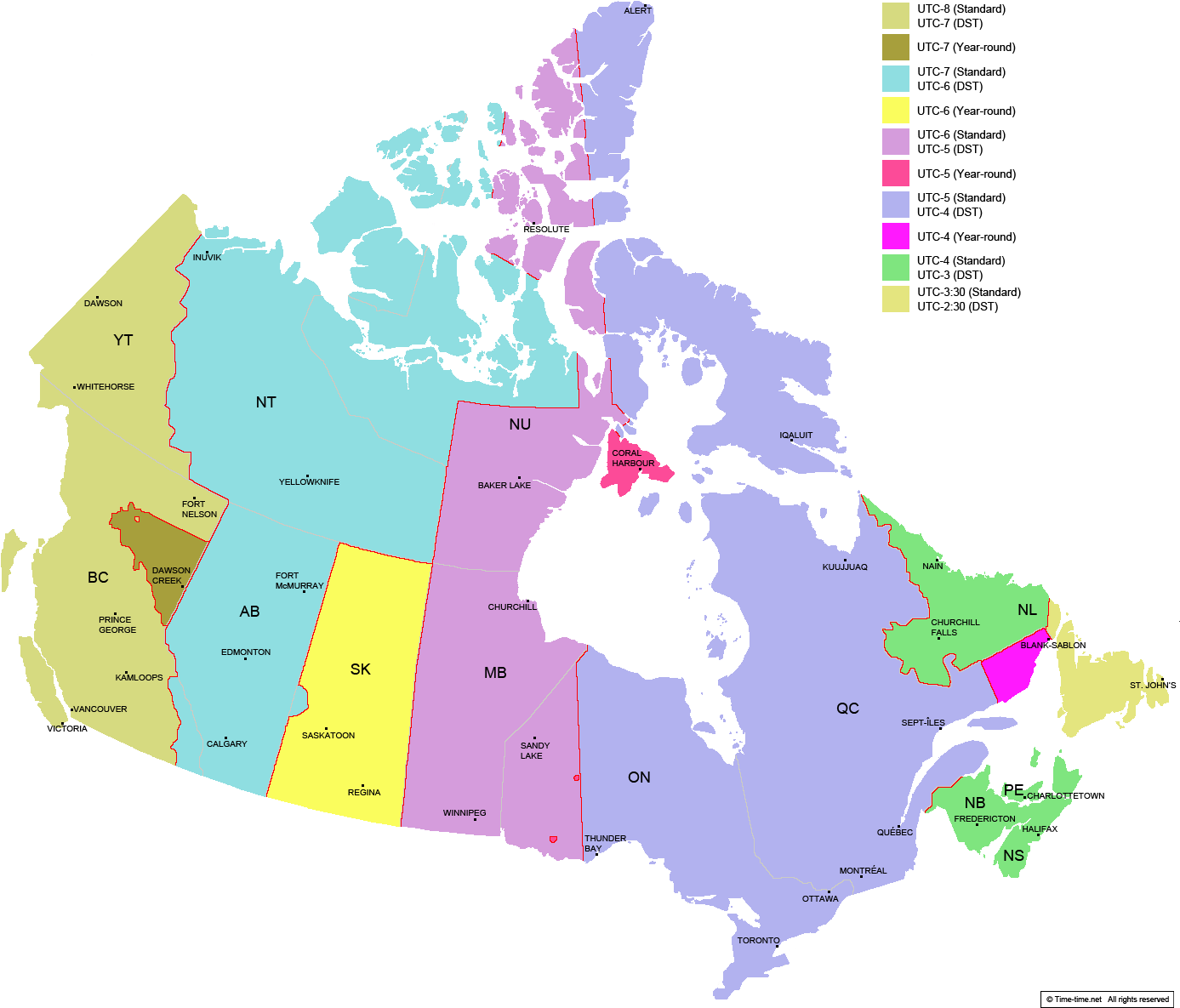 Printable Map Us Canada Time Zones New Us Map Time Trois Rivieres