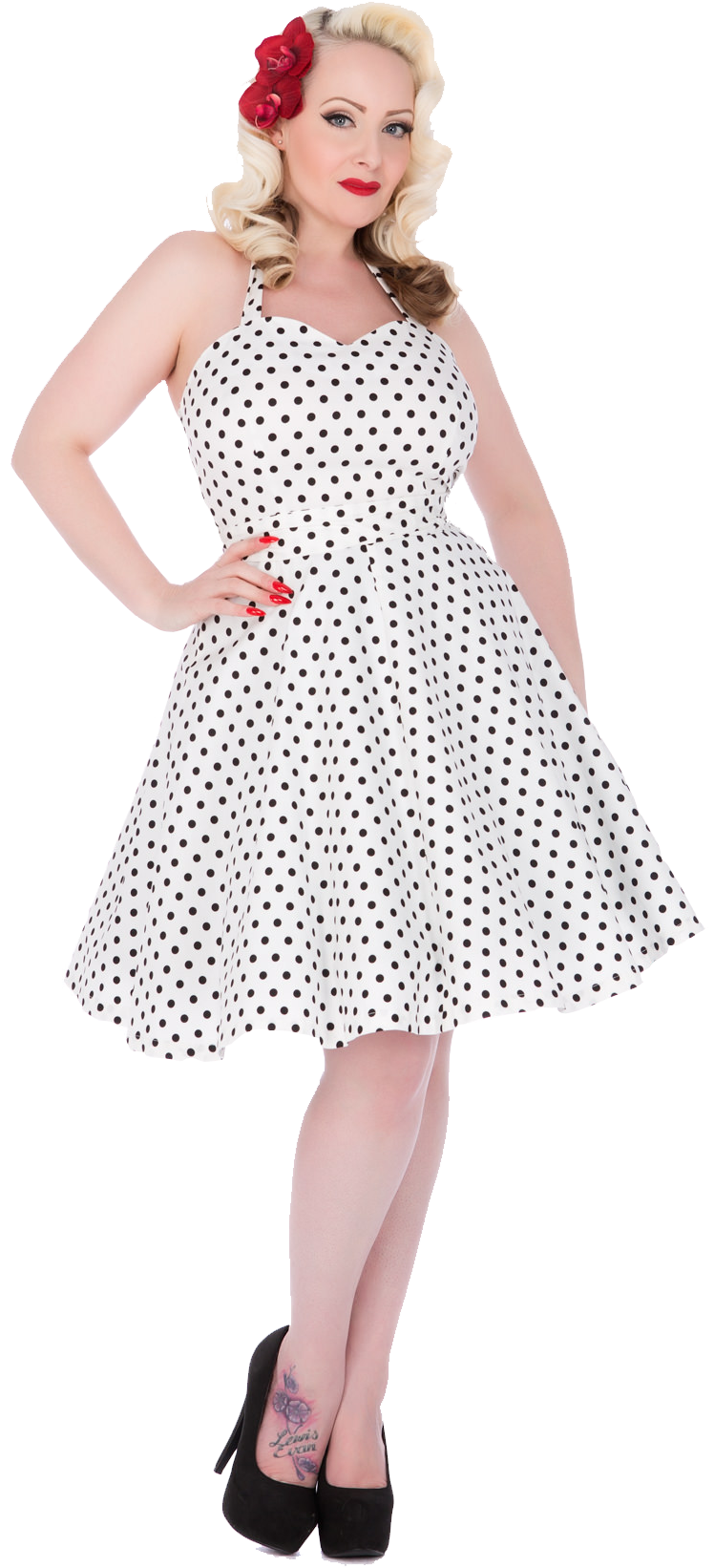 109 110 S605as Vintage Model Cropped Transparent 1 - Polka Dot Clipart (747x1669), Png Download